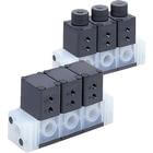 High Purity Chemical Valve Air Operated Integral Fitting Stacking Type