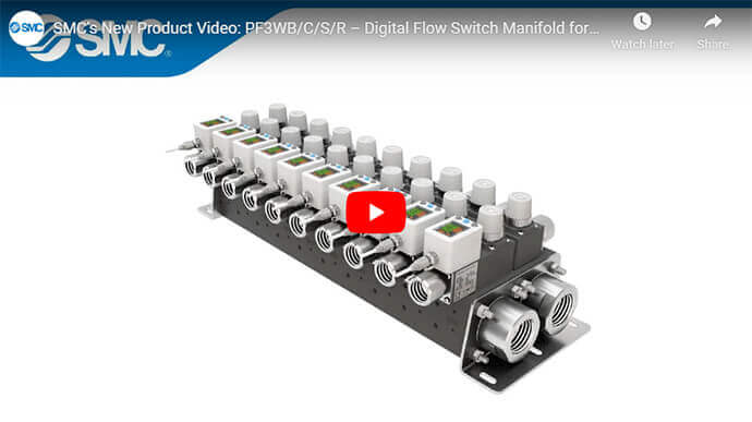 PF3WBCSR Digital Flow Switch Manifold for Water