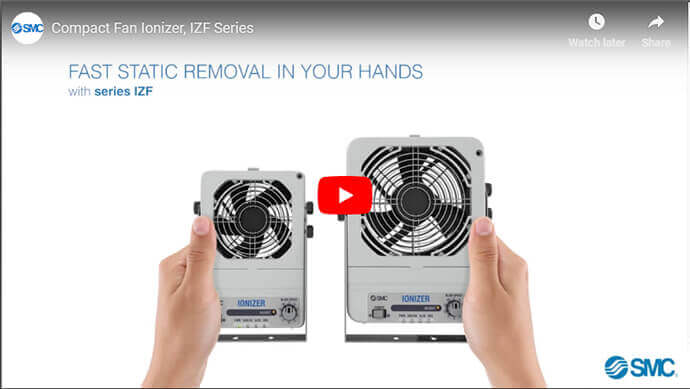 Compact Fan Ionizer  IZF Series