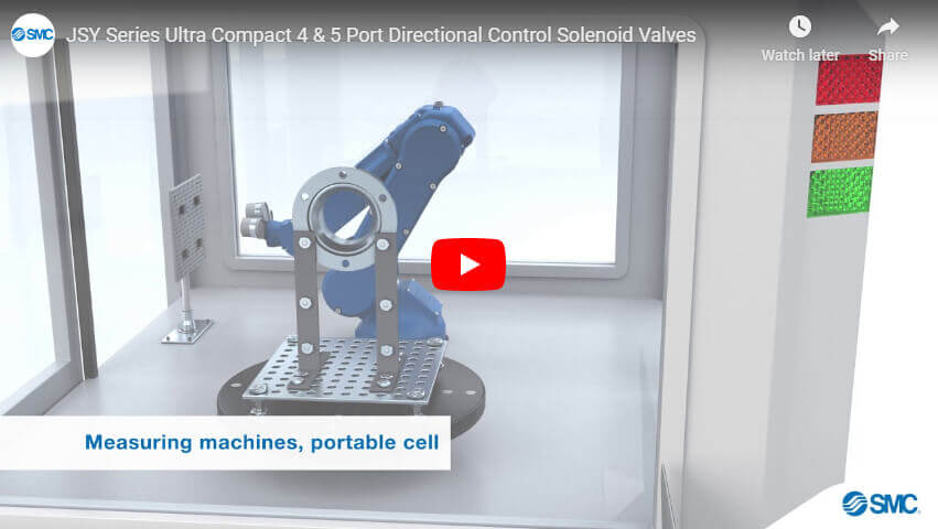 Compact 5 Port Solenoid Valve JSY Series