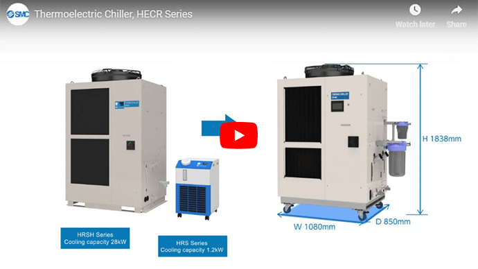 Dual Channel Thermoelectric Chiller HRL Series